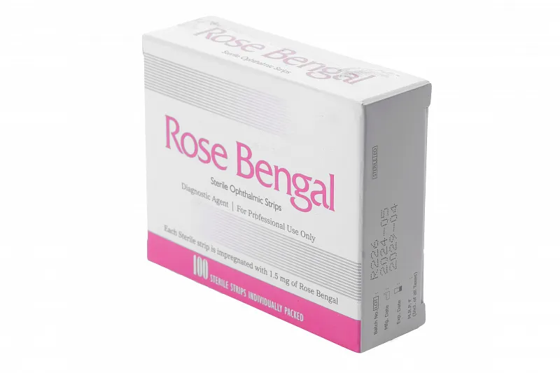 Полоски офтальмологические диагностические Rose Bengal