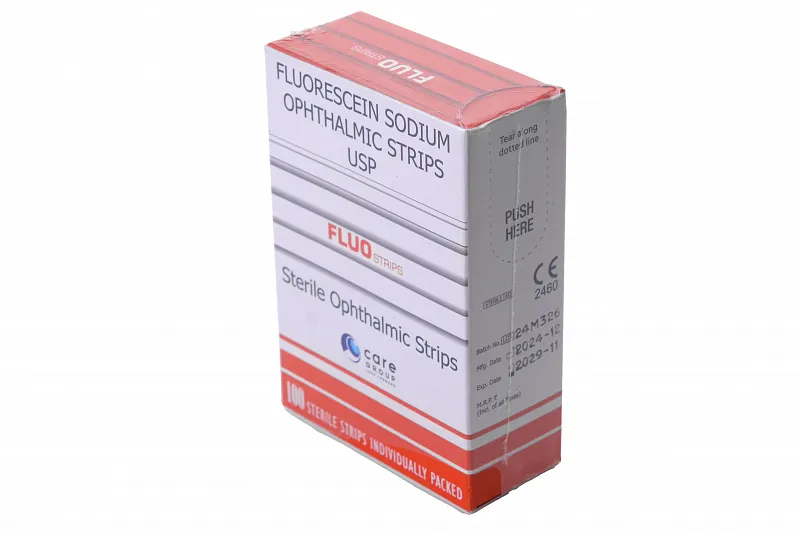 Полоски офтальмологические диагностические FLUO strips